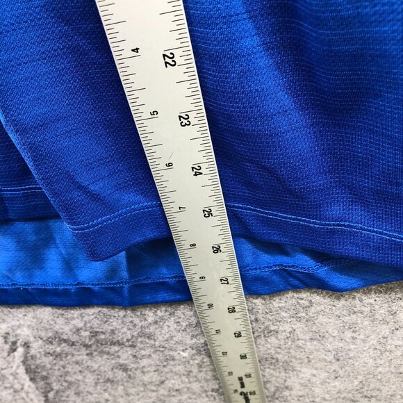 Nike Running T Shirt Mens S Blue Short Sleeve Crewneck Dri-Fit Reflective - Picture 9 of 9